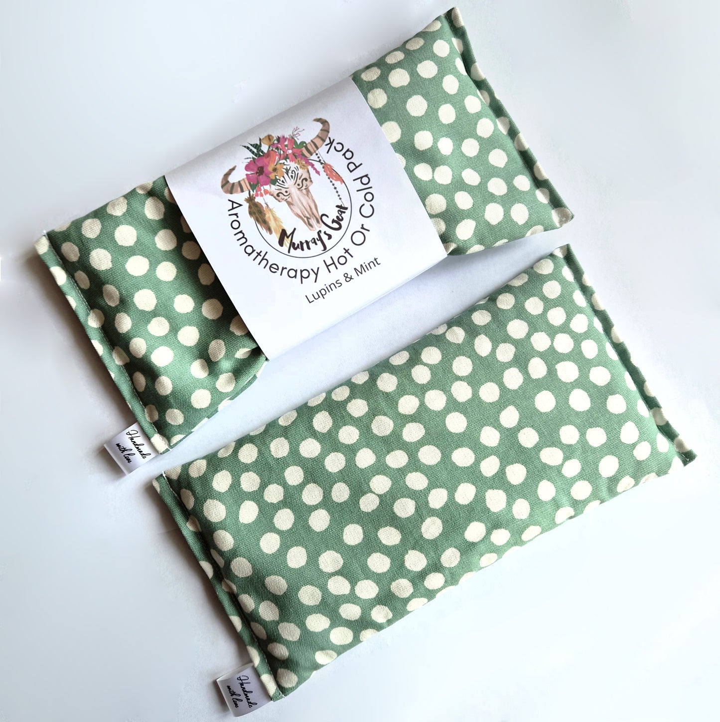 Aromatherapy Heat Pack - Polka Dot Mint