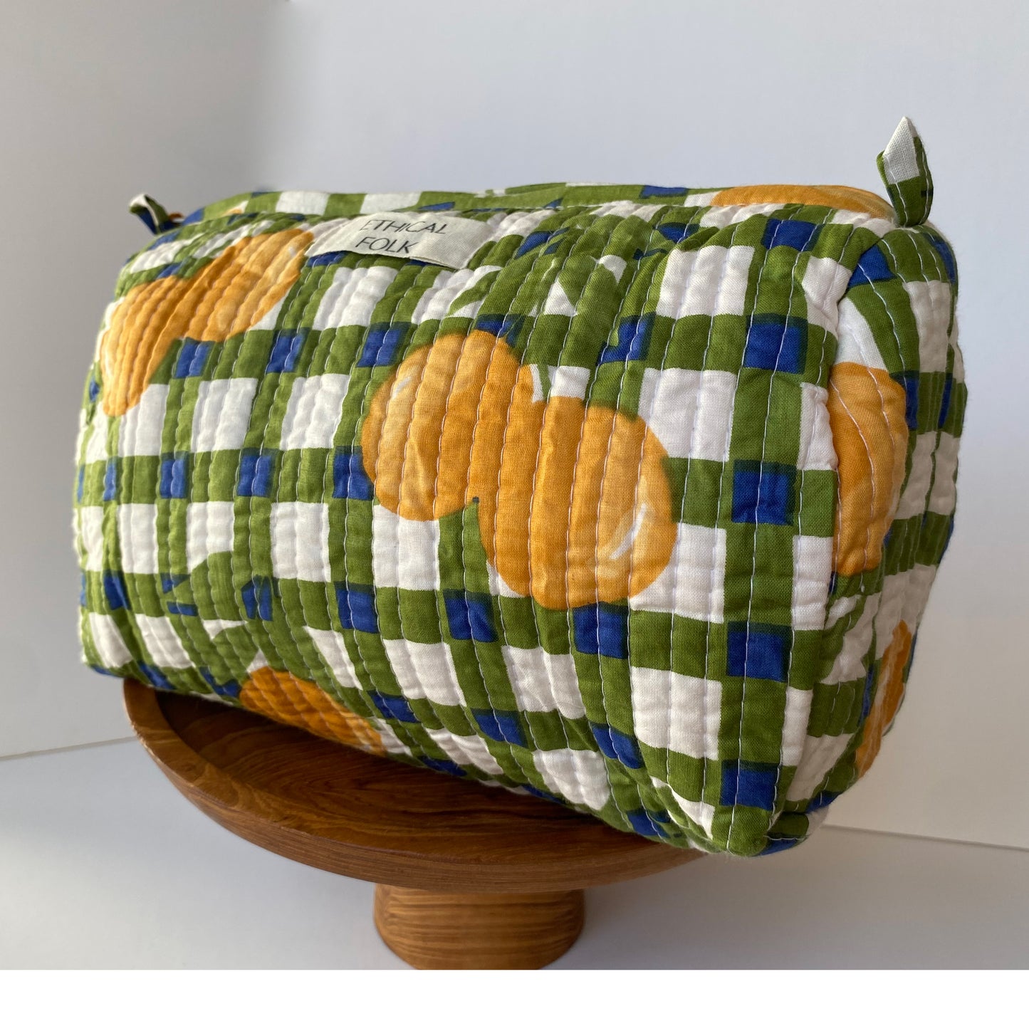 Cosmetic Bag - Green Lemon