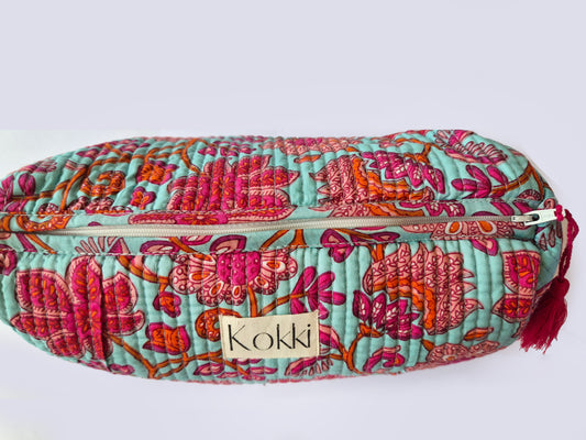 Cosmetic Bag Cotton Blockprint - Penelope