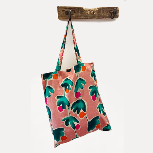 Cotton Tote Bag - Bloom