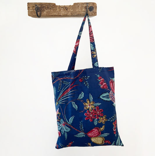 Cotton Tote Bag - Deepest Blue