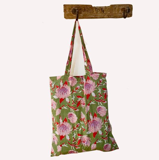 Cotton Tote Bag - Sugarbush Green