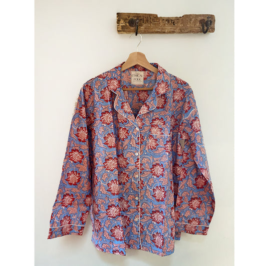 Cotton Long Pyjamas - Ava