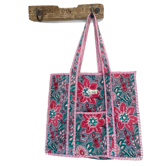 Large Kantha Tote Bag - Ollie