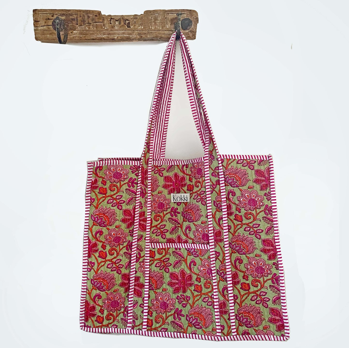 Large Kantha Tote Bag - Penelope