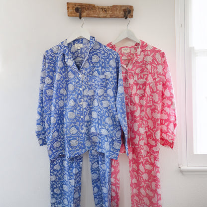 Cotton Blockprint Pyjamas - Small Batch