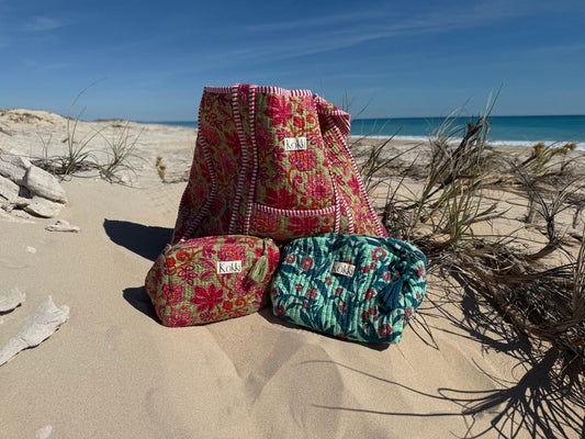 Large Kantha Tote Bag - Penelope