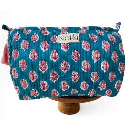 Cosmetic Bag Blockprint - Amelie