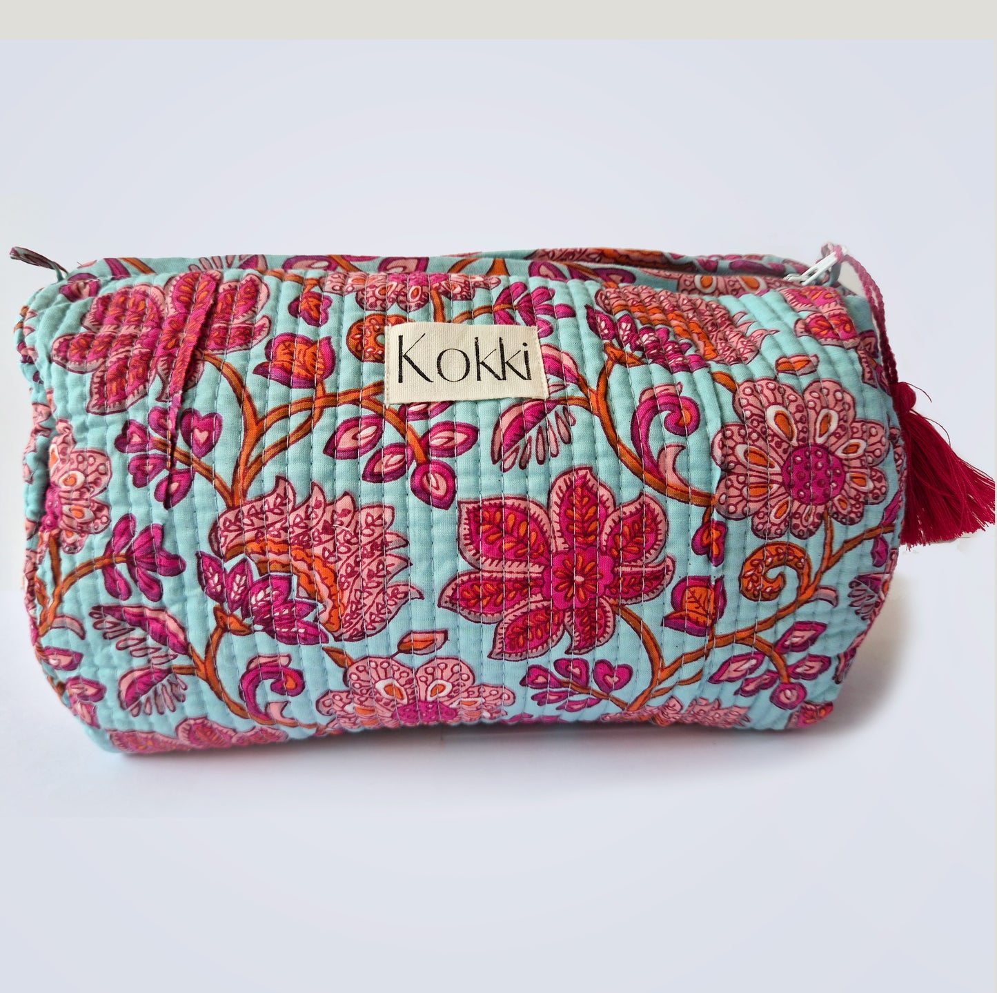 Cosmetic Bag Cotton Blockprint - Penelope