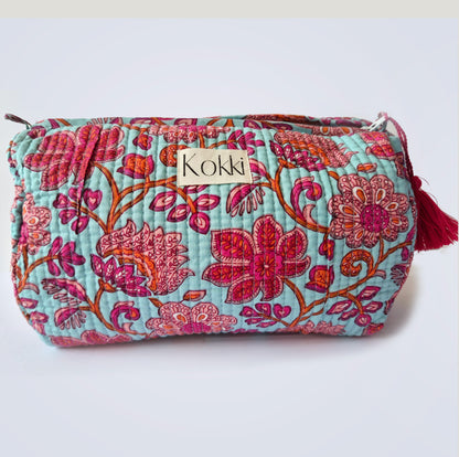 Cosmetic Bag Cotton Blockprint - Penelope