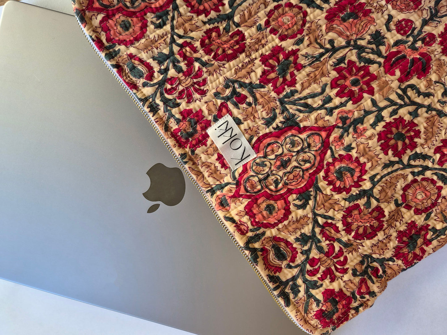 Blockprint Laptop Zip Sleeve - Lorraine