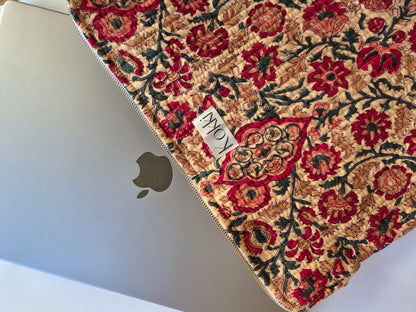 Blockprint Laptop Zip Sleeve - Lorraine