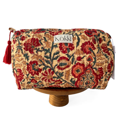 Cosmetic Bag Blockprint - Lorraine