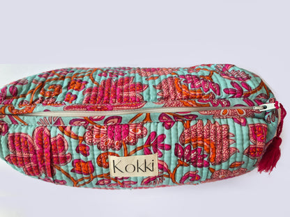 Cosmetic Bag Cotton Blockprint - Penelope