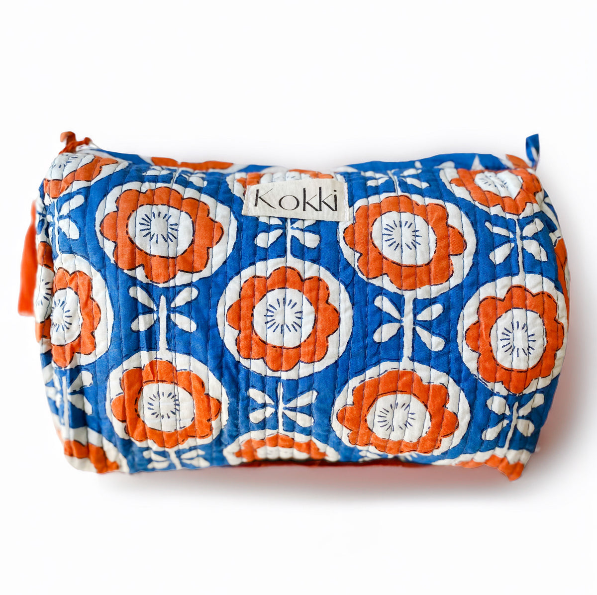 Cosmetic Bag - Orange Poppy