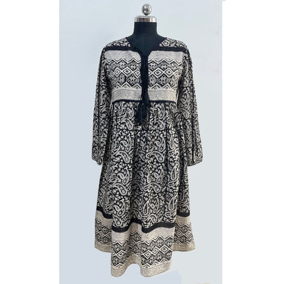Ayla - Organic Cotton Bagru Dress