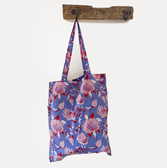 Tote Bag Cotton - Purple Sugar Bush