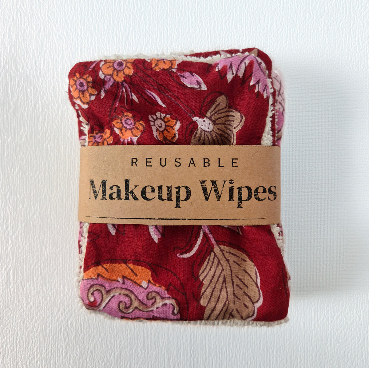 Reusable Makeup Wipes - Ruby