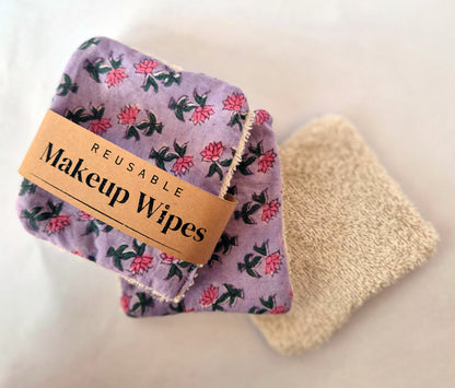Reusable Makeup Wipes - Violet