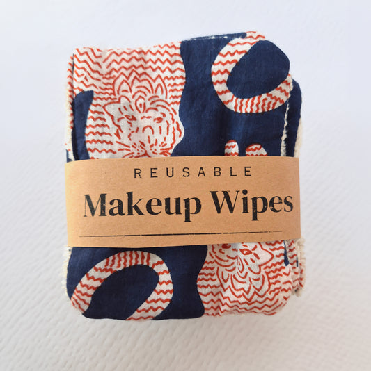 Reusable Cotton Wipes - Tiger