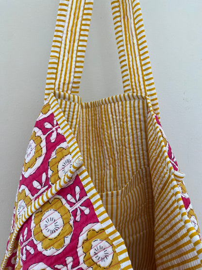 Oversized Tote - Petal