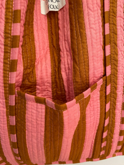X Large Tote Bag - Stripey Stripe