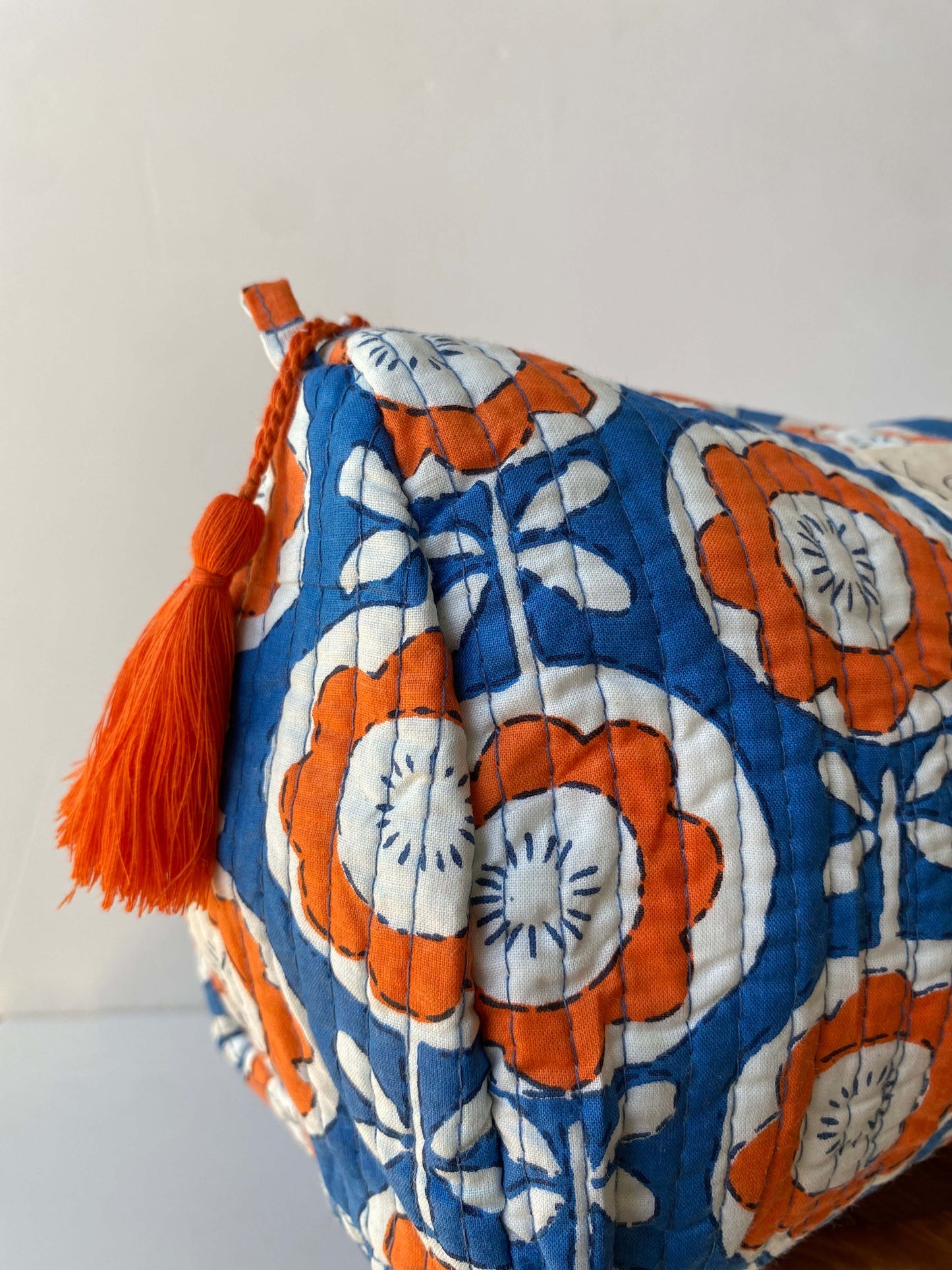 Cosmetic Bag - Orange Poppy