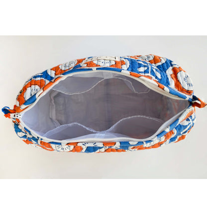 Cosmetic Bag - Orange Poppy