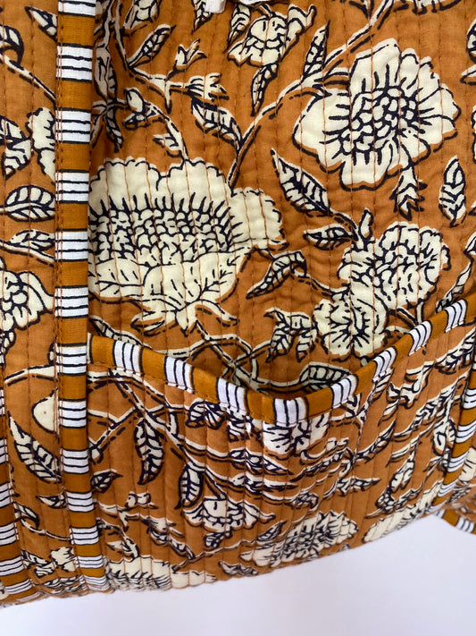 Large Kantha Tote Bag - Honey