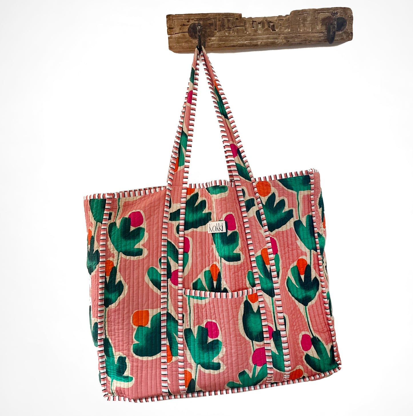 Kantha Bag Large - Bloom