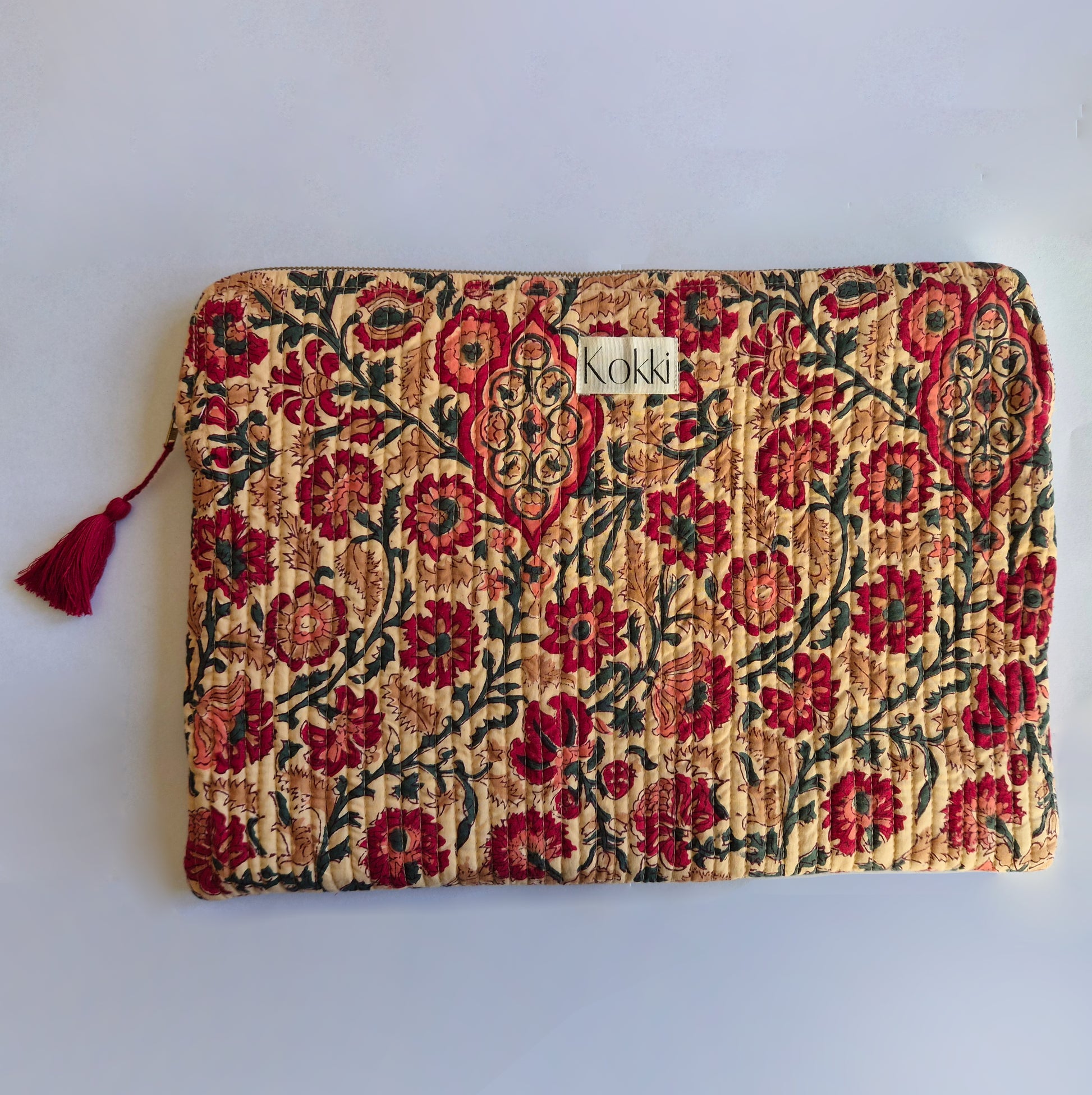 Kokki Laptop Bag Blockprint 13indh 15 inch