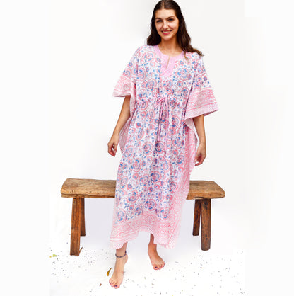 Kaftan Cotton - Prettiest Pink