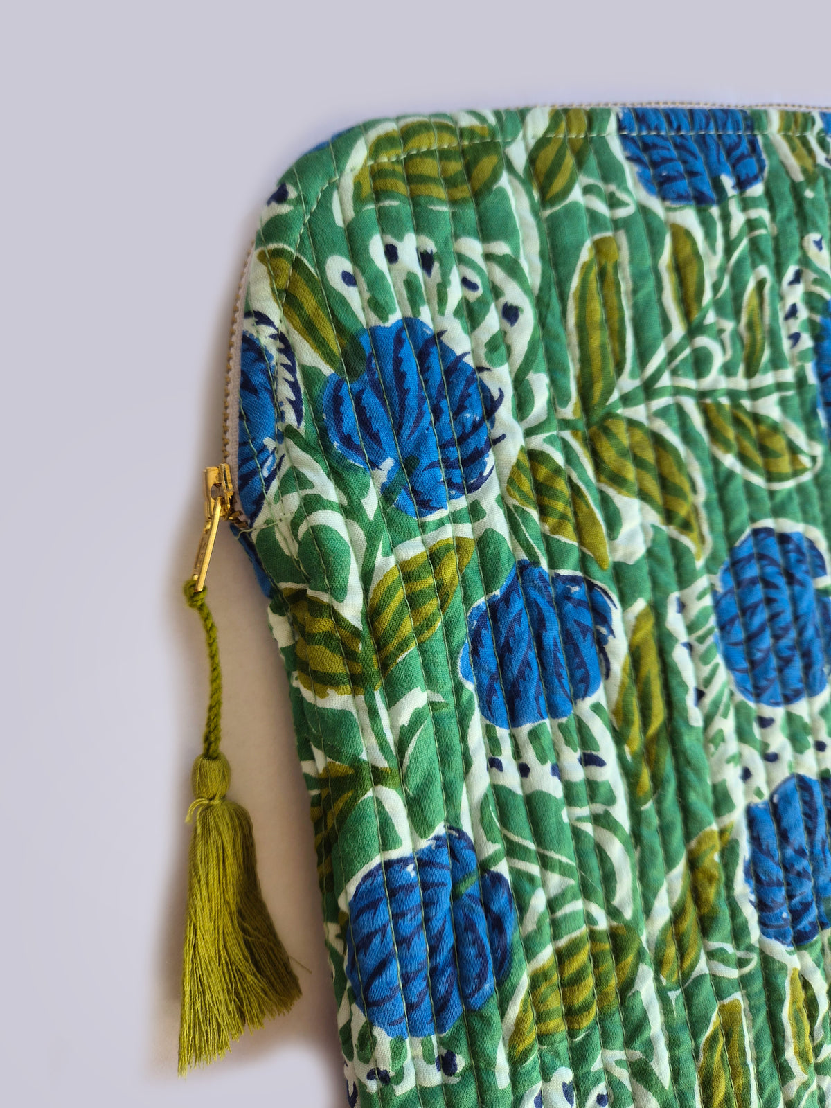 Laptop Sleeve Blockprint Cotton - Spring