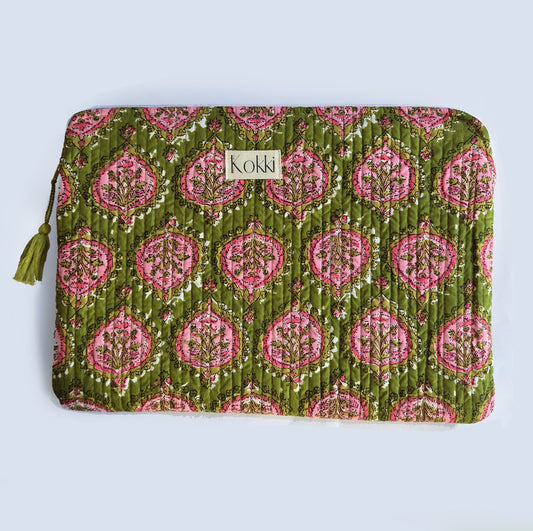 Laptop Cover Blockprint Cotton - Aliya