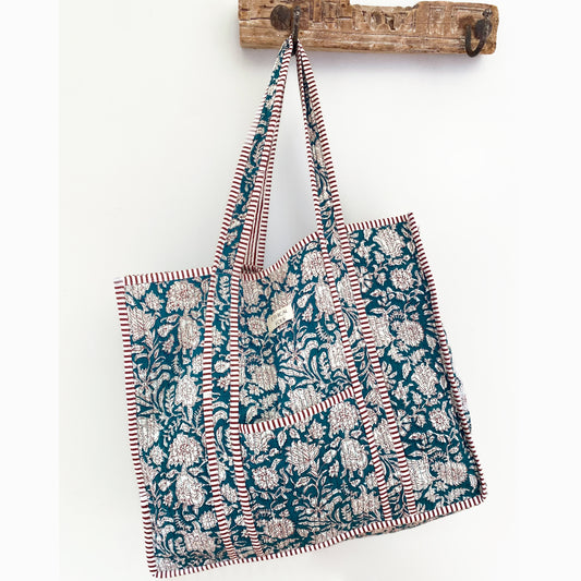 Large Kantha Tote - Minnie