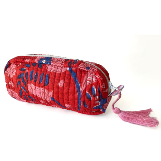 Mini Zip-Up Bag - Cherry Blossom