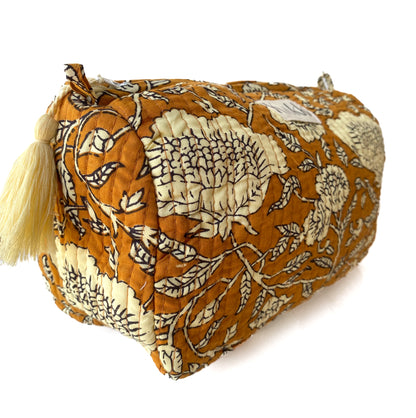 Cosmetic Bag Blockprint - Arabella