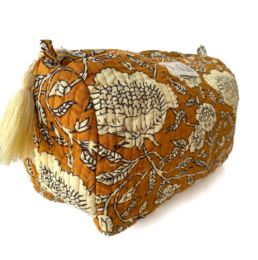 Cosmetic Bag Blockprint - Arabella